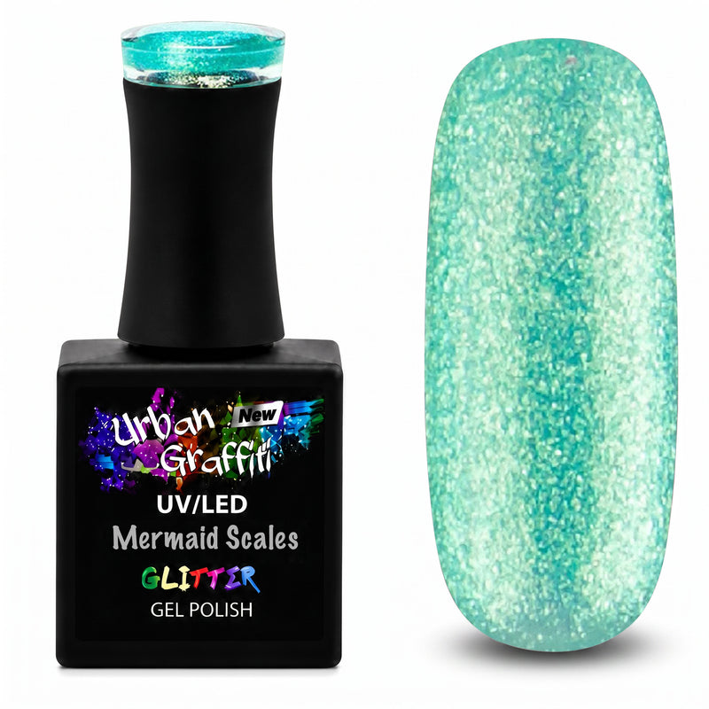 Mermaid Scales - UGGP-A0920 Urban Graffiti - Oceánovo zelený gélový lak 15ml