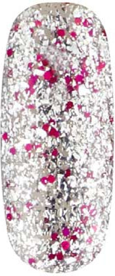 Dance Floor - UGGP-A0909 Ružovo-strieborný glitter gélový lak Urban Graffiti 15 ml