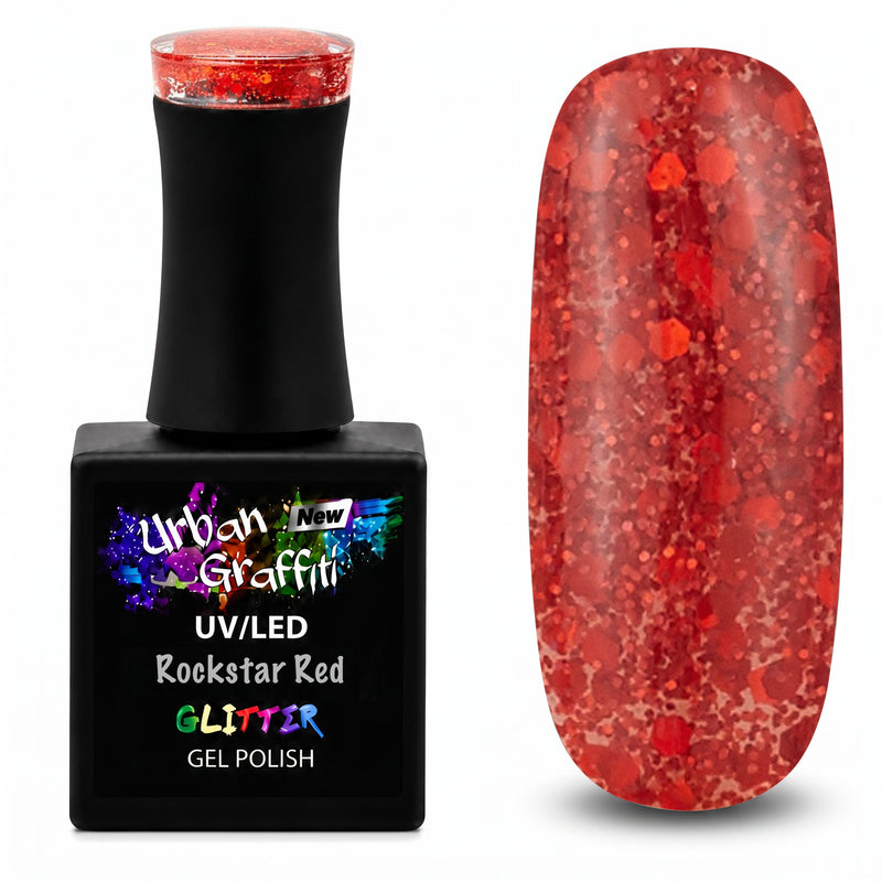 Rockstar Red - UGGP-XS010 Urban Graffiti gélový lak na nechty 15ml